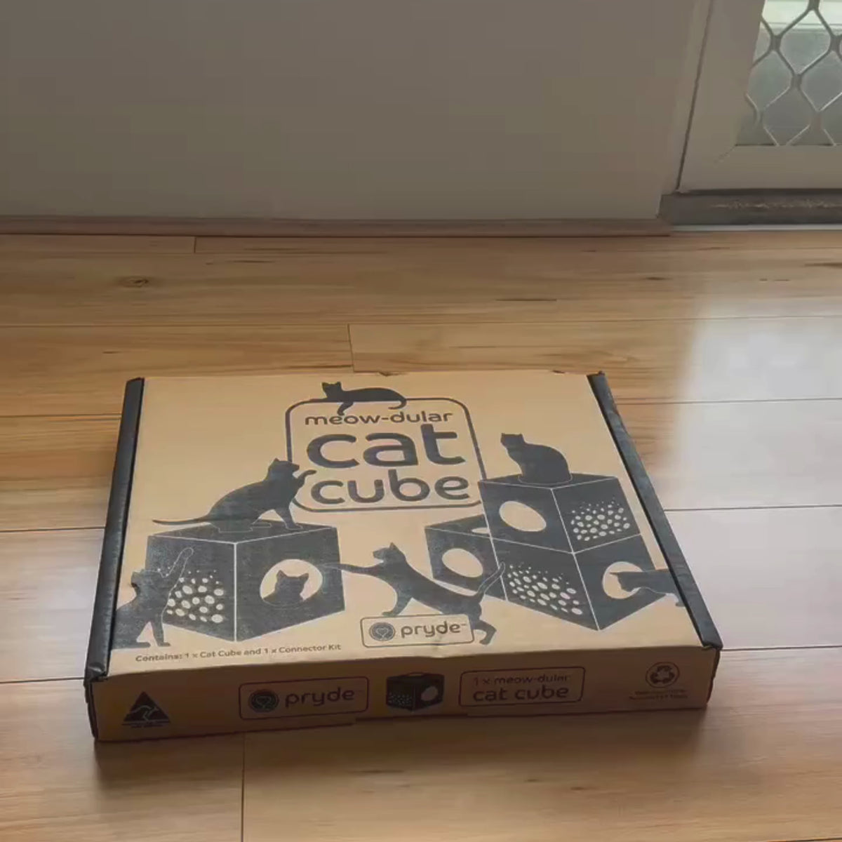 Modular Cat Cube (Charcoal)